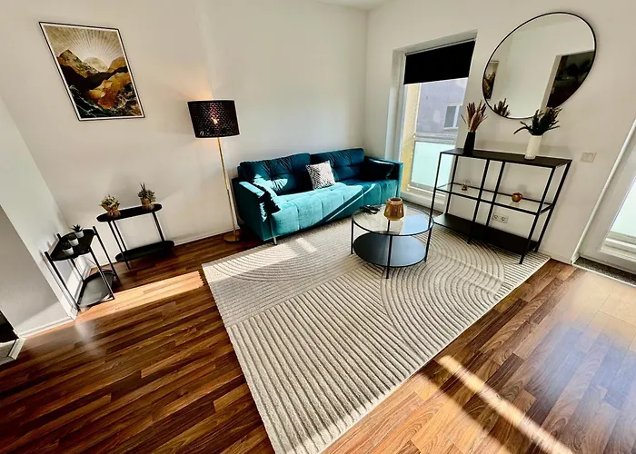 Palmtrees 2 - Grosse Und Moderne 2 Zimmerwohnung Mit Franzoesischem Balkon In Gladbeck-mitte Naehe Movie Park Und Veltins Arena Lejlighed *